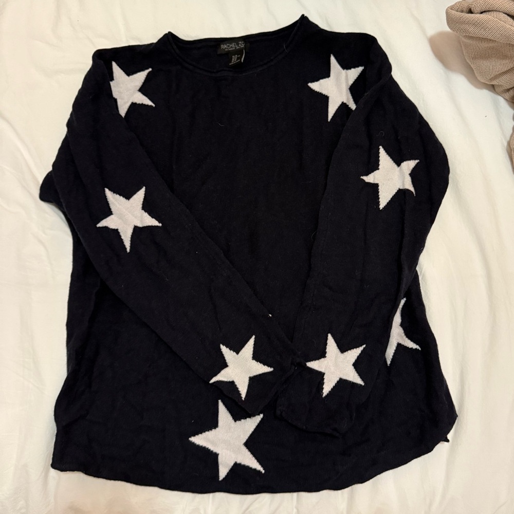 Rachel Zoe Star Sweater Navy